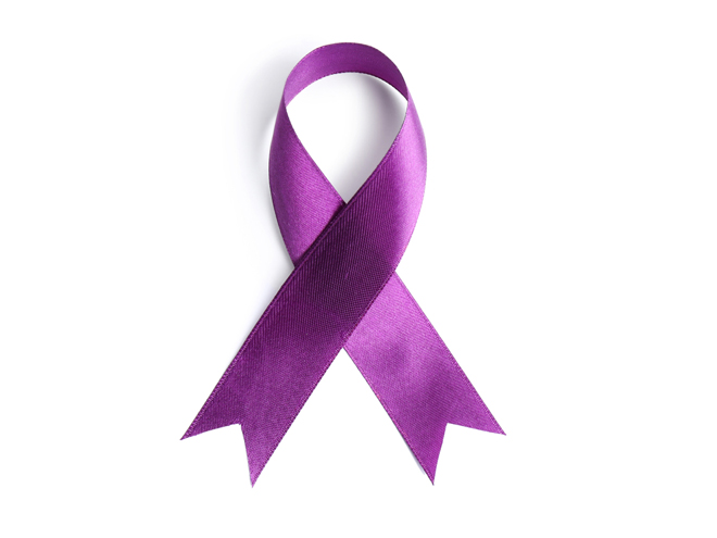 Cancer ribbon for the fight against cancer