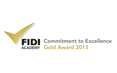 FIDI Academy Gold award logo