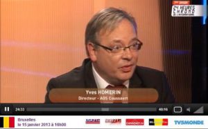 Yves Homerin - Manager of AGS Coussaert, interviewed on TV