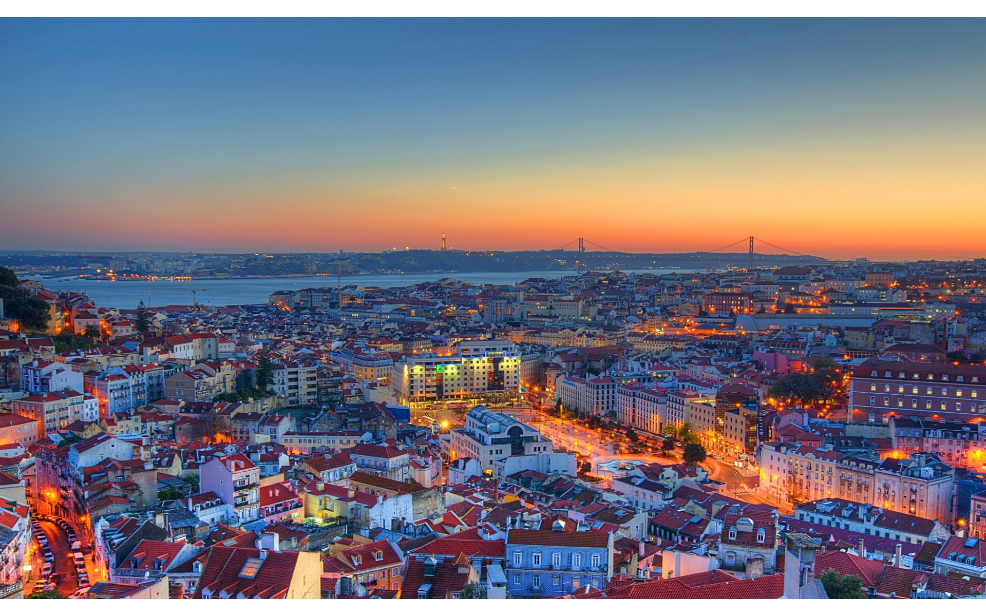 Lisbon at night