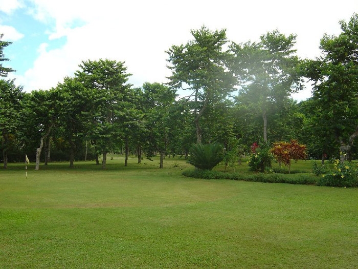 Golf field in Combani, Mayotte