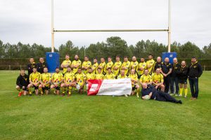Rugby team Tarbes partnership with AGS