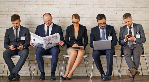 employees sitting