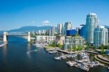 View of Vancouver, British Columbia, Canada